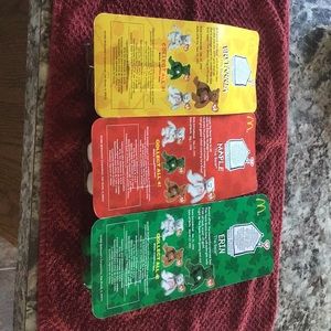 3pc lot mini beanies NWT vintage